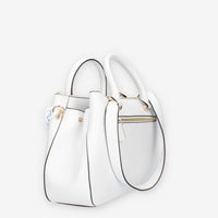 Guess Corina Borsa a mano a 3 scomparti bianca