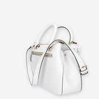 Guess Corina Borsa a mano a 3 scomparti bianca