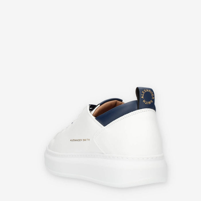 Alexander Smith Wembley Sneakers bianche e blu da uomo