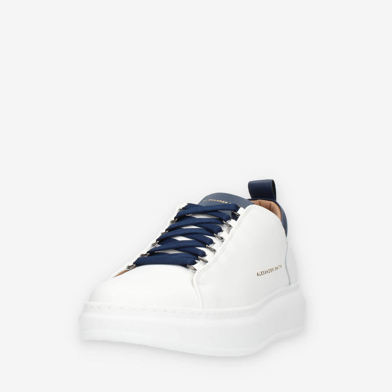 Alexander Smith Wembley Sneakers bianche e blu da uomo