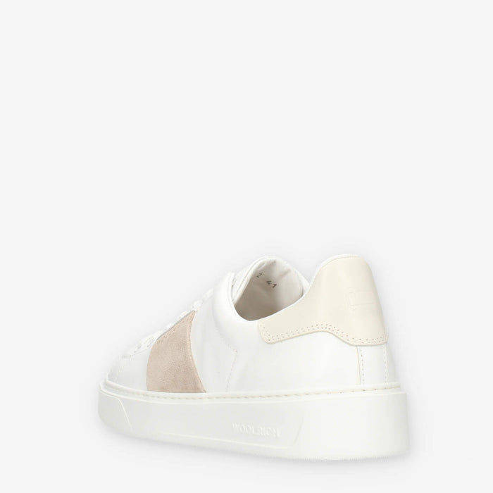 Woolrich Sneakers basse da uomo bianche e beige