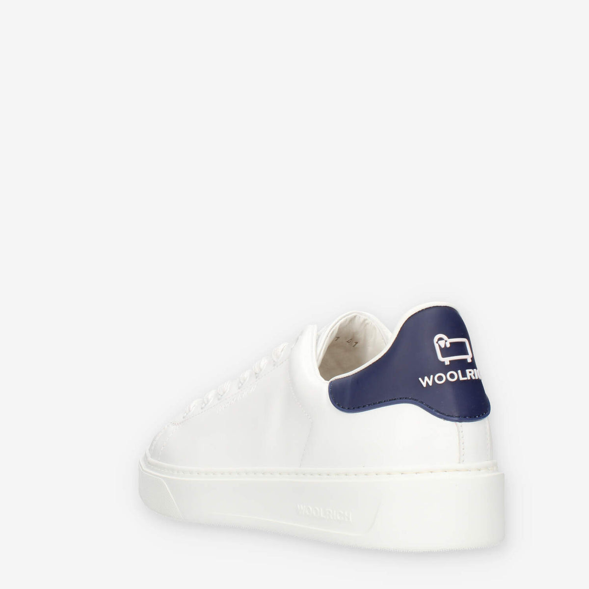 Woolrich Sneakers basse bianche e blu da uomo