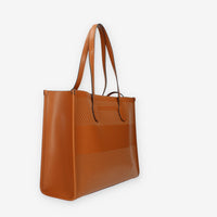 Guess Katey Borsa Shopping cuoio traforata con pochette interna