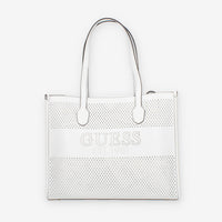 Guess Katey Borsa Shopping bianca traforata con pochette interna