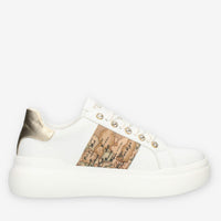 Alviero Martini Prima Classe Sneakers da donna bianche bronzo e Geo Classic