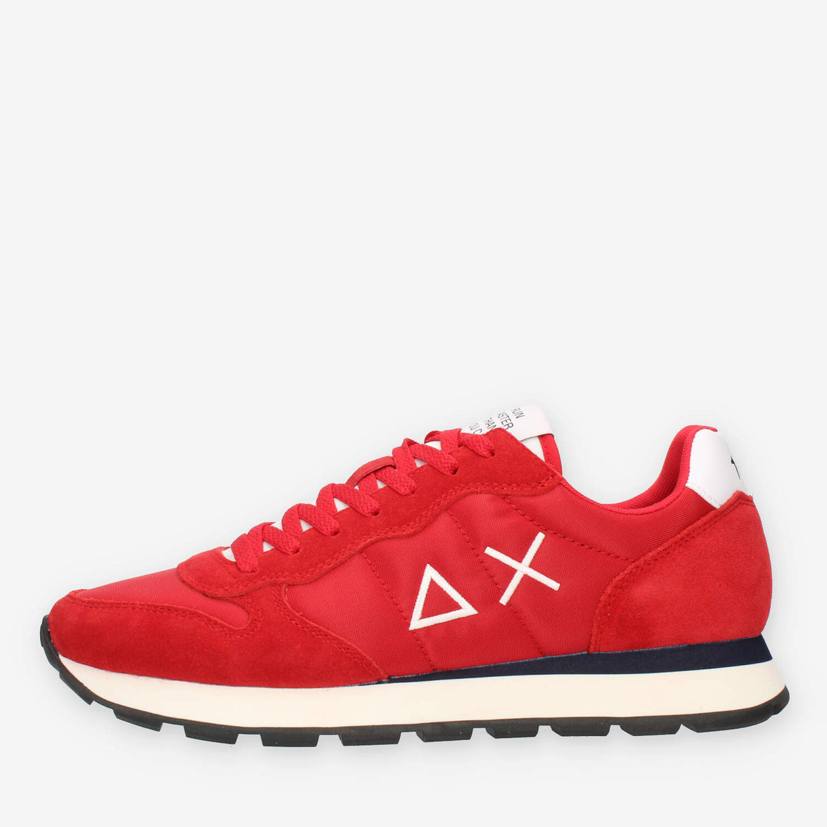 Sun 68 Tom Solid Nylon Sneakers rosse da uomo