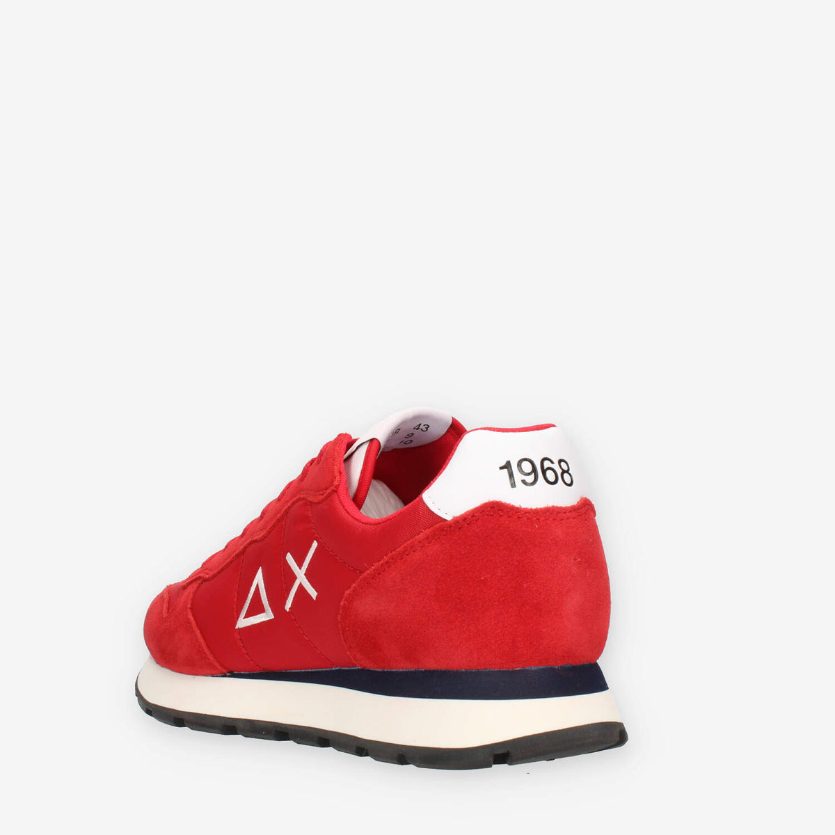 Sun 68 Tom Solid Nylon Sneakers rosse da uomo