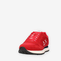 Sun 68 Tom Solid Nylon Sneakers rosse da uomo