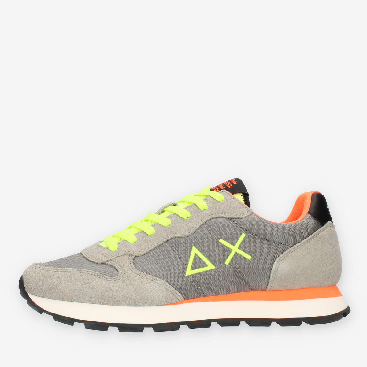 Sun68 Tom Solid Fluo Sneakers da uomo grigie