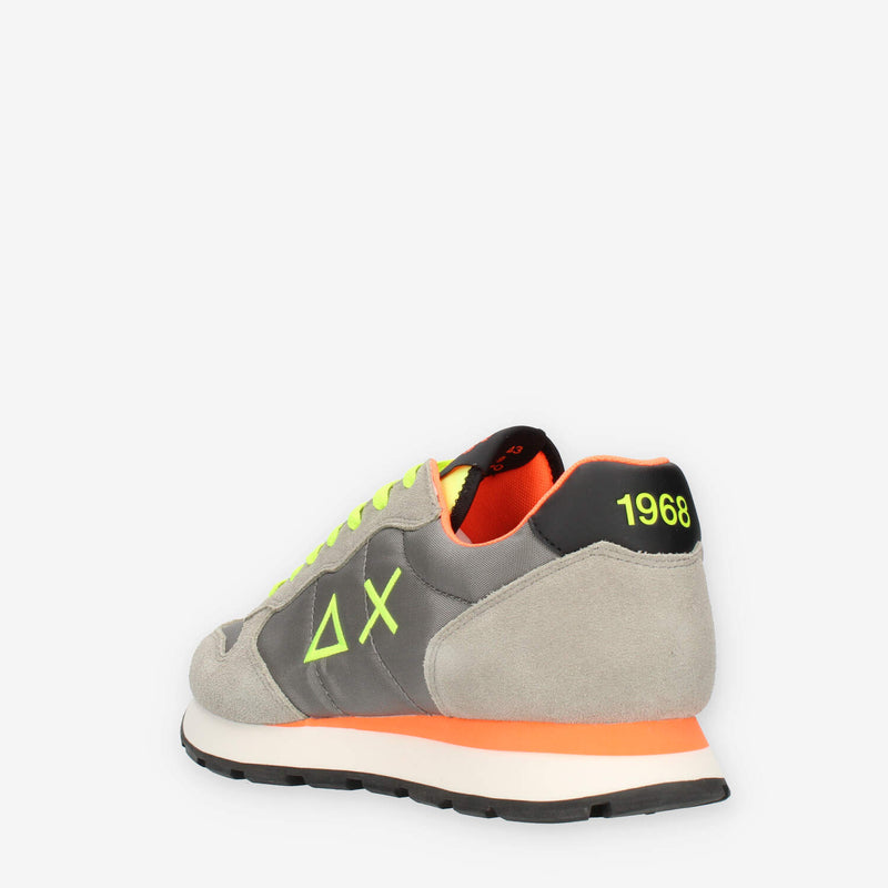 Sun68 Tom Solid Fluo Sneakers da uomo grigie