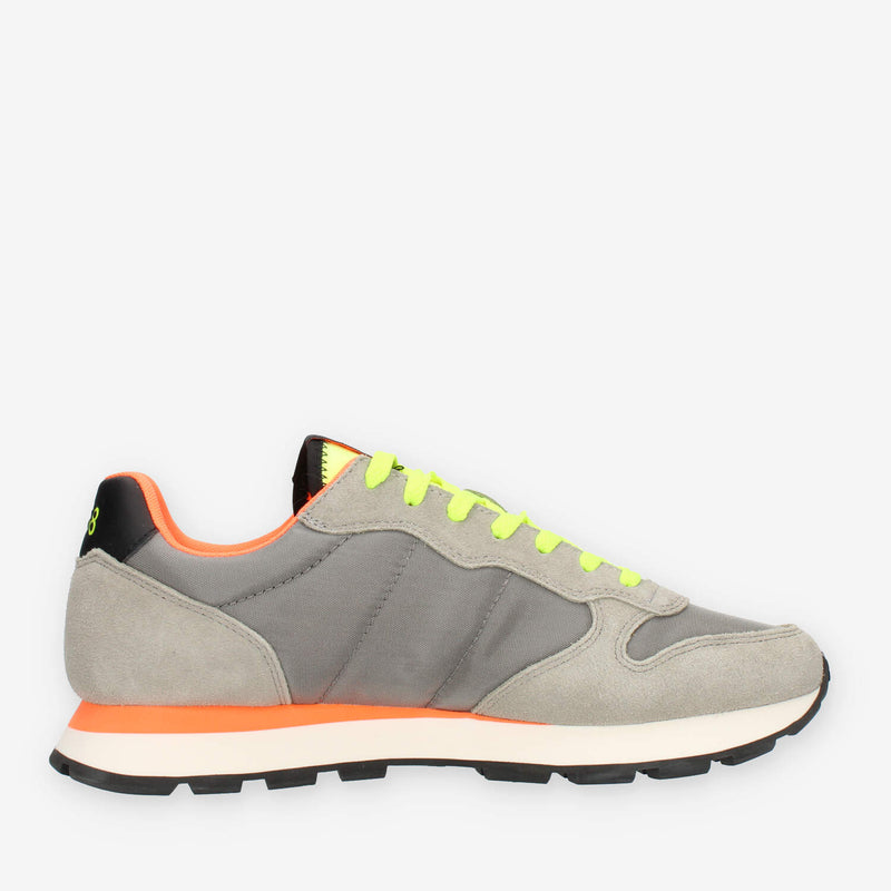 Sun68 Tom Solid Fluo Sneakers da uomo grigie