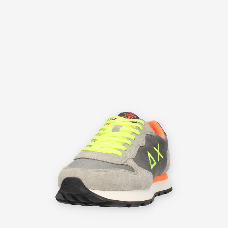 Sun68 Tom Solid Fluo Sneakers da uomo grigie