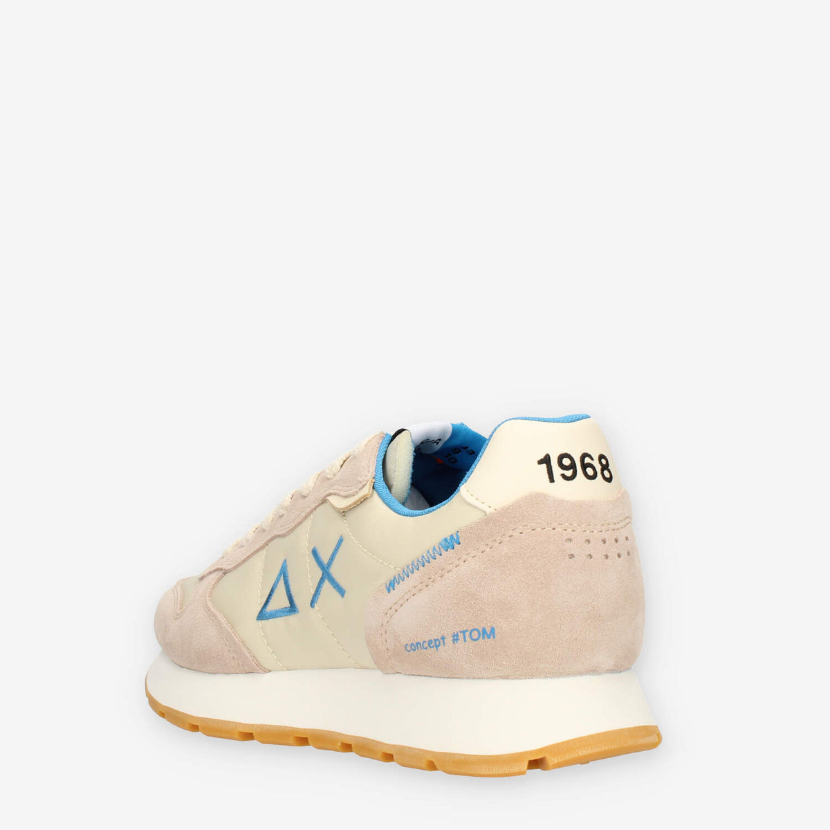 Sun 68 Uncle Tom Sneakers beige e azzurre