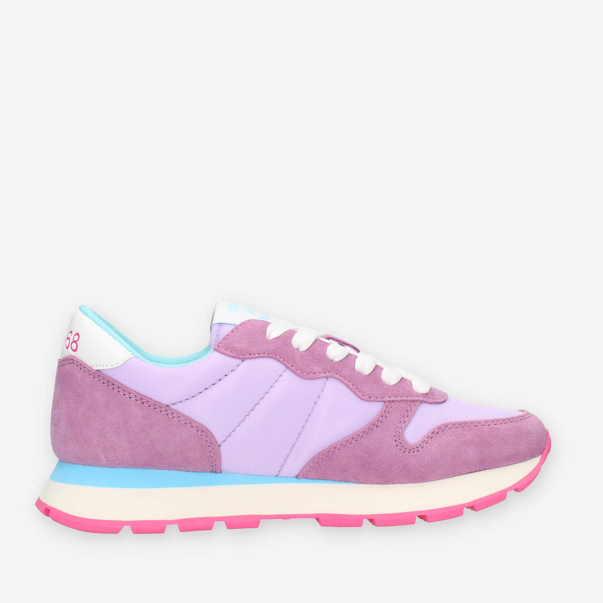 Sun68 Ally Solid Nylon Sneakers glicine da donna