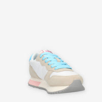 Sun68 Stargirl Solid Sneakers da donna beige bianche azzurre e rosa