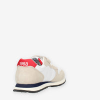 Sun 68 Boy's Tom Solid (Kid) Sneakers da bimbo beige e bianche