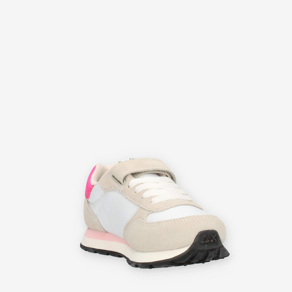 Sun 68 Girl's Ally Solid Nylon (Kid) Sneakers bianche