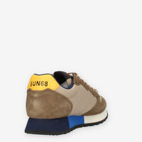 Sun 68 Jaki Solid Sneakers beige scuro da uomo