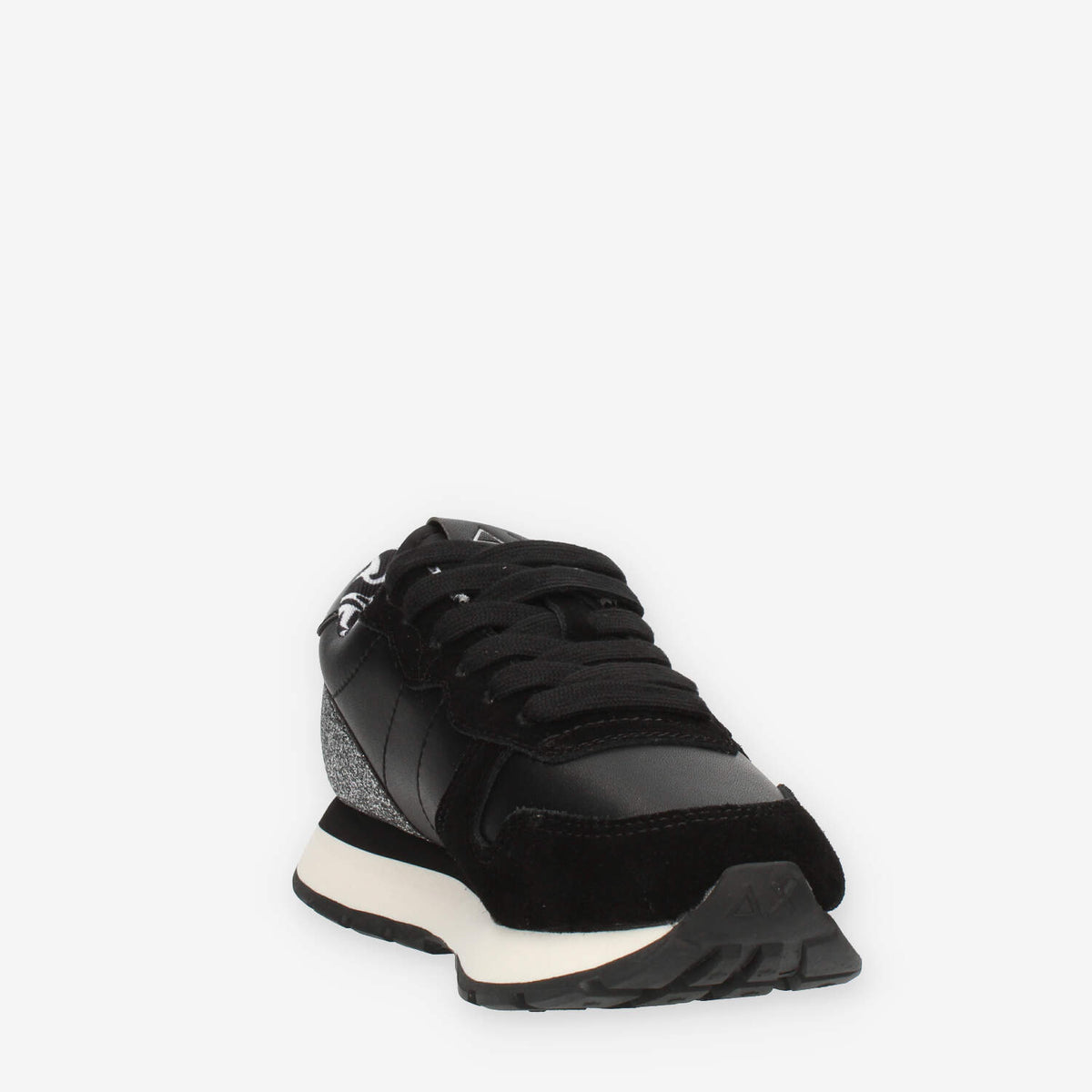 Sun68 Ally Studs Sneakers nere con glitter e borchie
