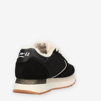 Sun68 Kelly Teddy Sneakers nere da donna