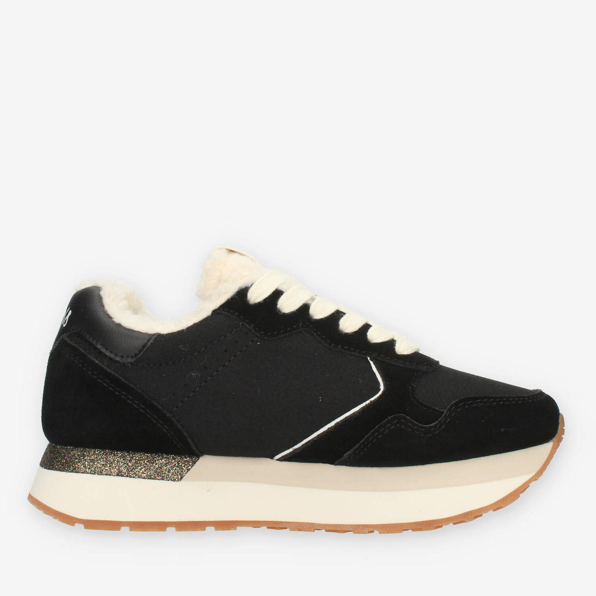 Sun68 Kelly Teddy Sneakers nere da donna