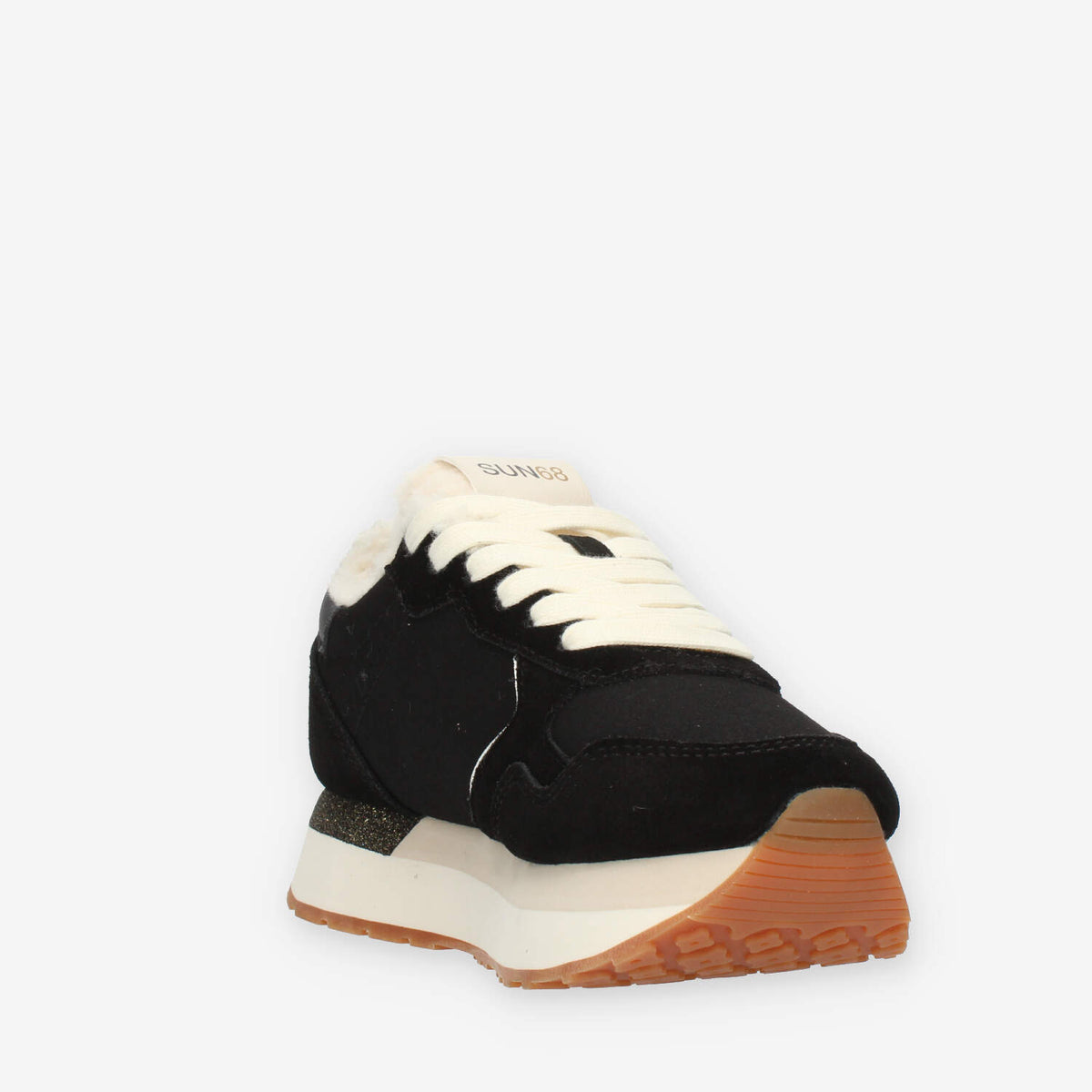 Sun68 Kelly Teddy Sneakers nere da donna