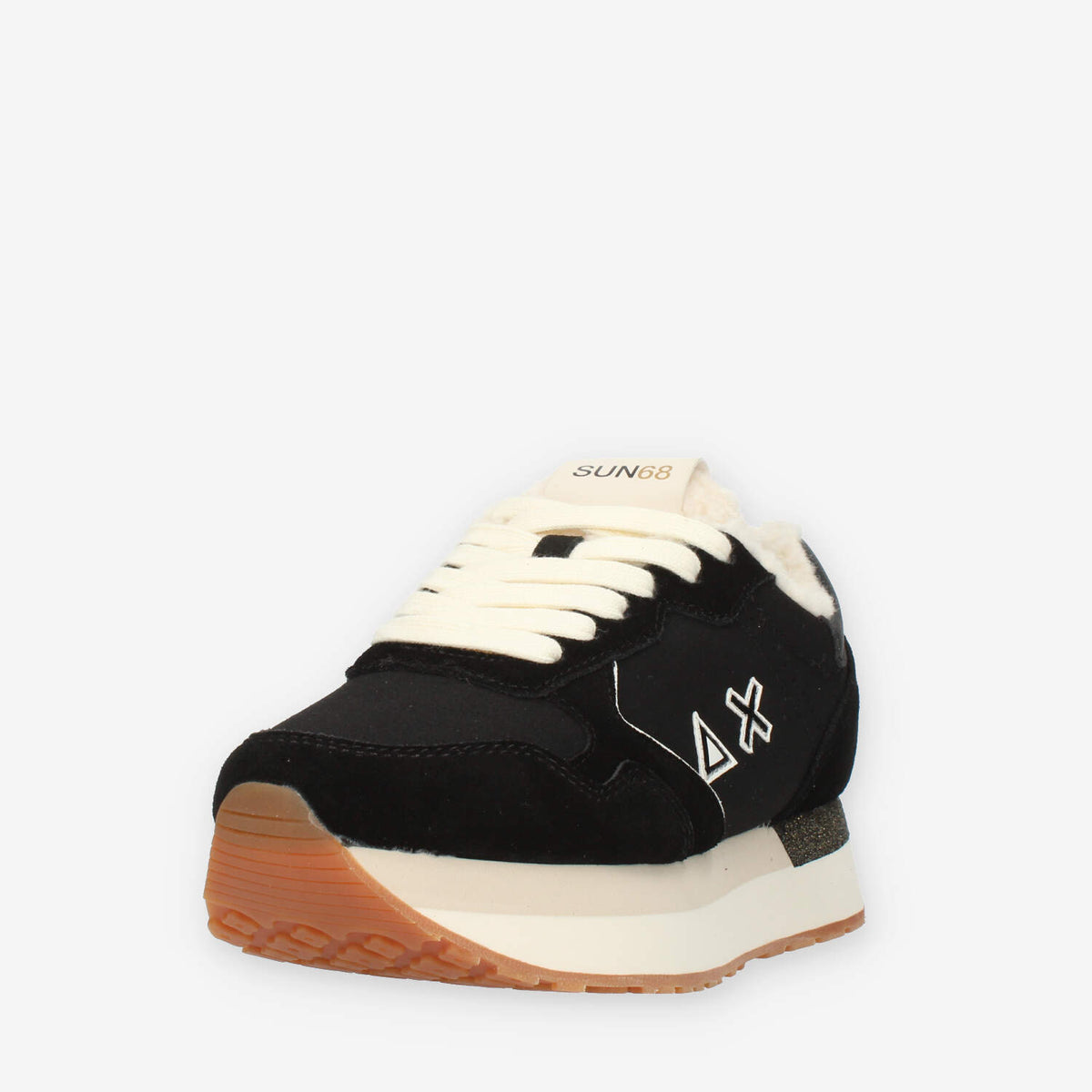 Sun68 Kelly Teddy Sneakers nere da donna