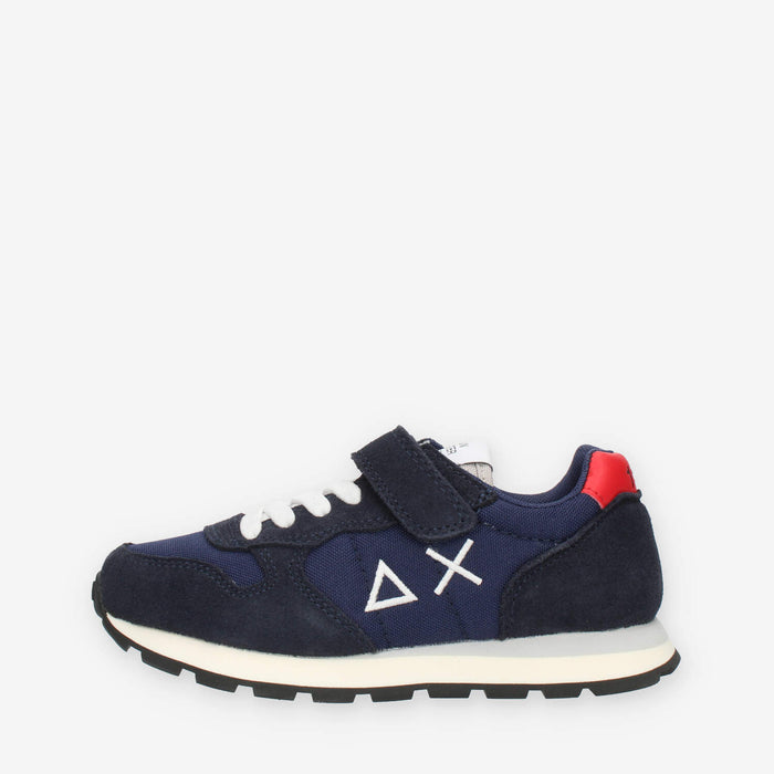 Sun 68 Boy's Tom Solid (Kid) Sneakers blu da bimbo