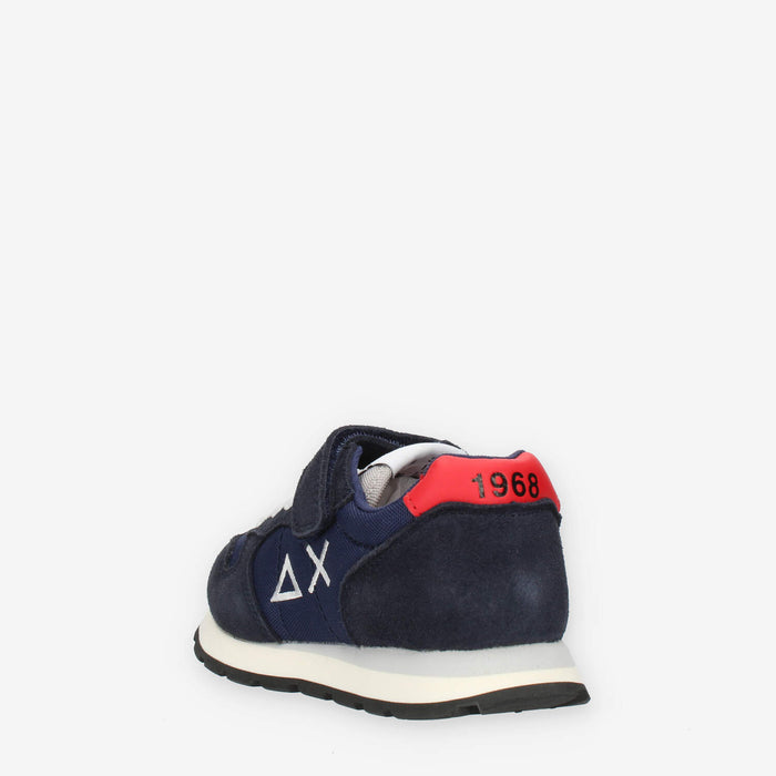 Sun 68 Boy's Tom Solid (Kid) Sneakers blu da bimbo