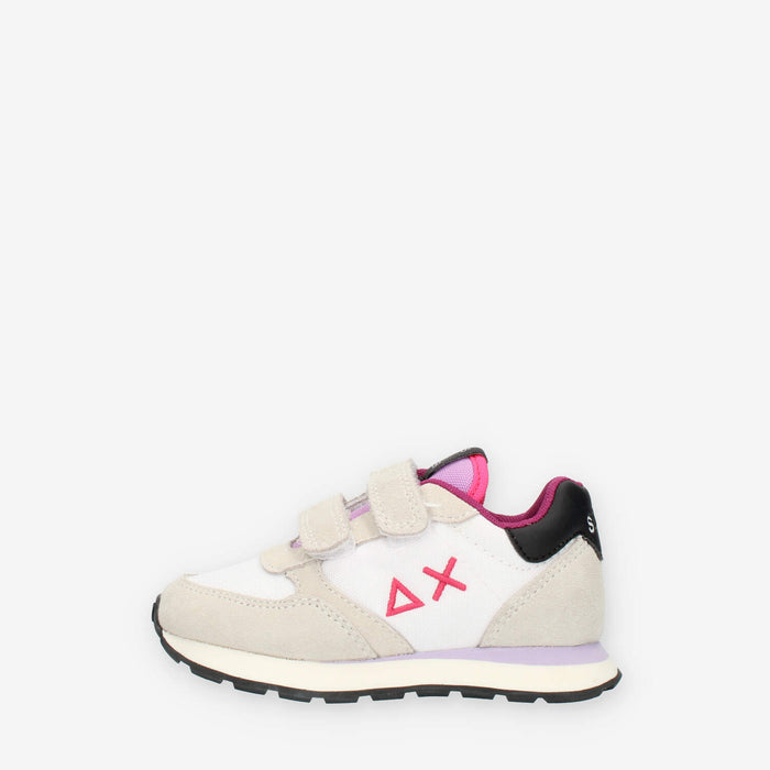 Sun 68 Girl's Ally Solid (Baby) Sneakers bianche da bimba