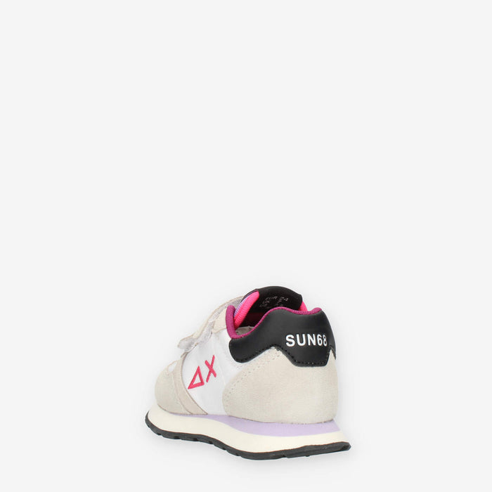 Sun 68 Girl's Ally Solid (Baby) Sneakers bianche da bimba