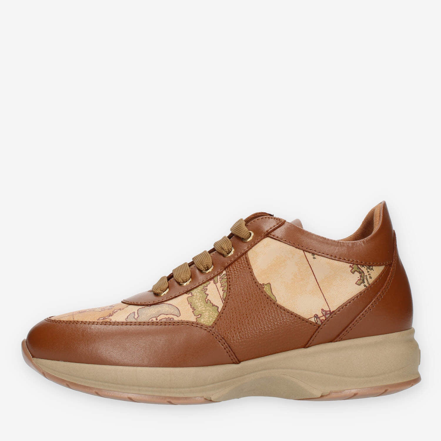 Alviero Martini Prima Classe Sneakers Chestnut Geo Classic | Sorrentino Shop