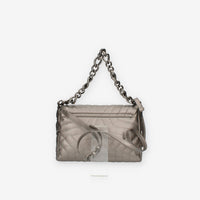 Marc Ellis Star Chain L Borsa a tracolla piombo trapuntata